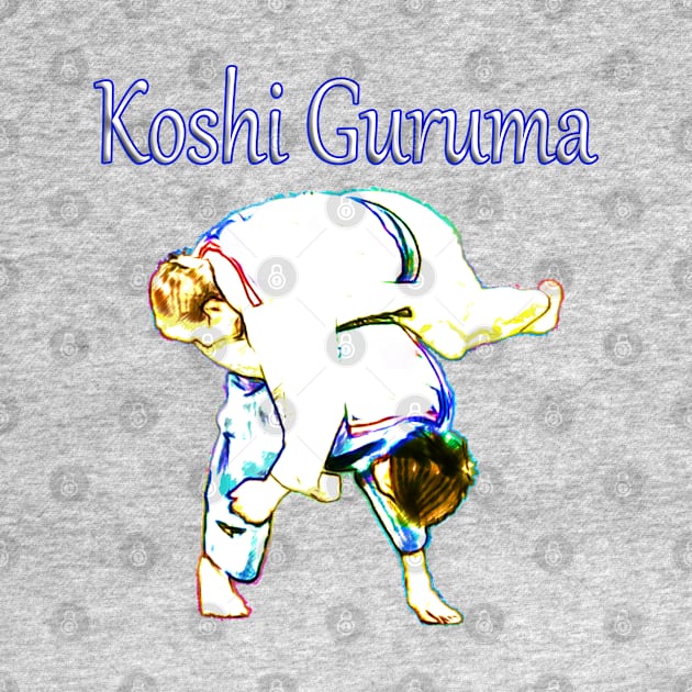 Judo Koshi-guruma by GePadeSign